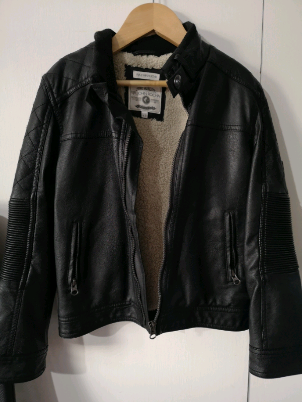 rocha john rocha leather jacket